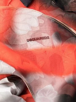 Dsquared2 robe-chemise à imprimé abstrait