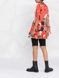 Dsquared2 robe-chemise à imprimé abstrait