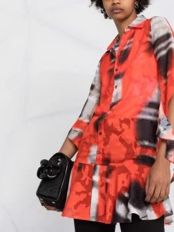 Dsquared2 robe-chemise à imprimé abstrait