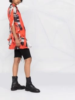 Dsquared2 robe-chemise à imprimé abstrait