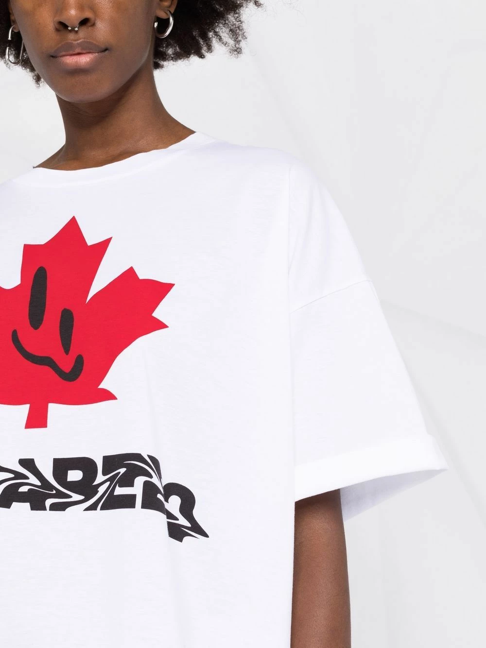 Dsquared2 Prix Usine T shirt à logo imprimé t-shirts & jerseys femme 5 Dsquared2 t-shirt à logo imprimé