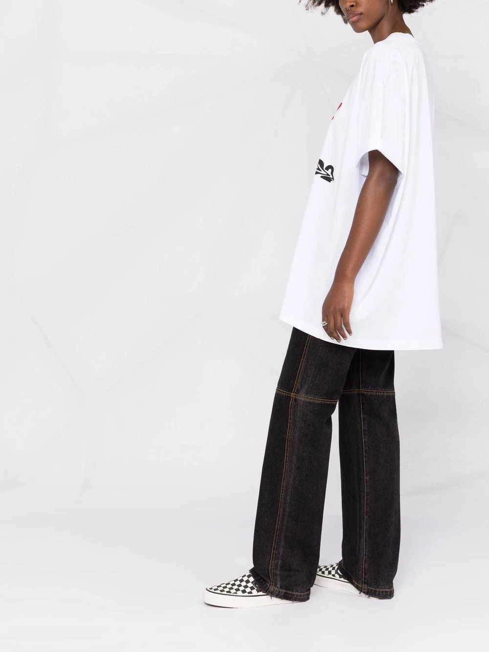 Dsquared2 Prix Usine T shirt à logo imprimé t-shirts & jerseys femme 8 Dsquared2 t-shirt à logo imprimé