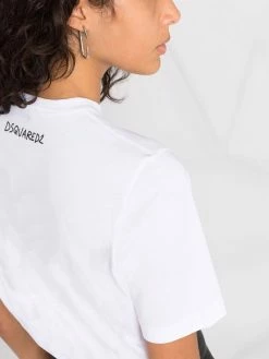 Prix Gelé Dsquared2 T shirt Twins imprimé t-shirts & jerseys femme 10 Dsquared2 t-shirt Twins imprimé