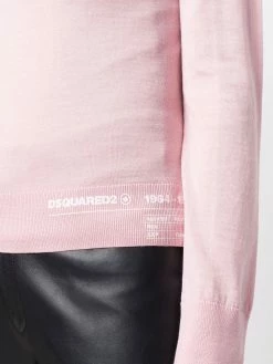 Dsquared2 pull en maille à col montant