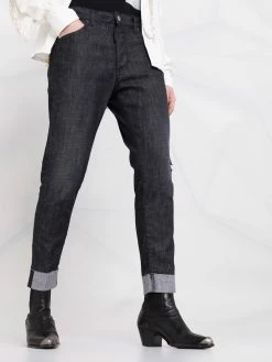 Dsquared2 jean droit à ourlet à revers