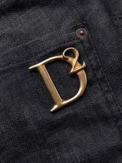 Dsquared2 jean droit à ourlet à revers