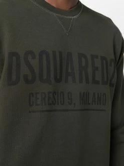 Faible Prix Dsquared2 Sweat à logo imprimé pulls homme 11 Dsquared2 sweat à logo imprimé