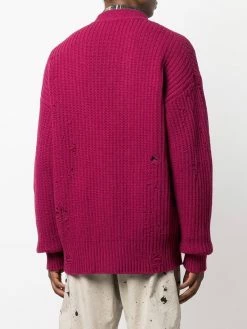 Dsquared2 cardigan en laine à boutonnière