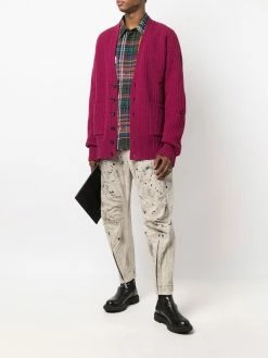 Dsquared2 cardigan en laine à boutonnière