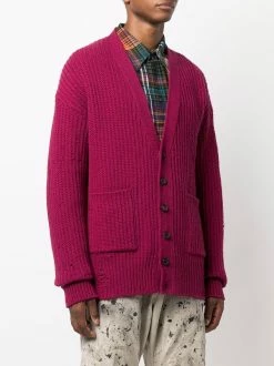 Dsquared2 cardigan en laine à boutonnière