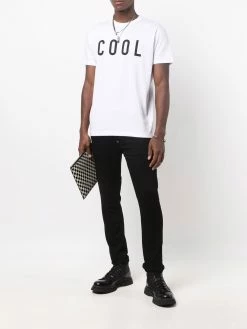 Dsquared2 t-shirt à slogan imprimé