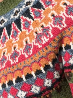 Dsquared2 robe-pull en maille intarsia