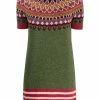 Dsquared2 robe-pull en maille intarsia