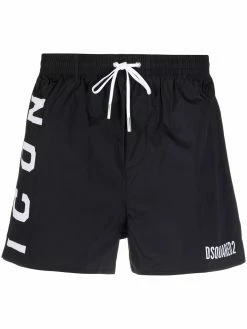 Dsquared2 short de bain à logo imprimé