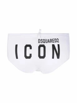Dsquared2 slip de bain à logo imprimé