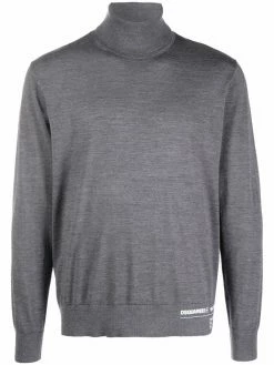 Dsquared2 pull en maille fine à col roulé