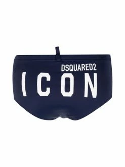 Dsquared2 slip de bain à logo imprimé