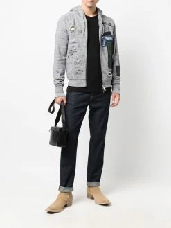 Dsquared2 hoodie à effet usé