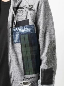 Dsquared2 hoodie à effet usé