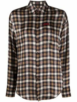 Dsquared2 chemise manches longues à carreaux