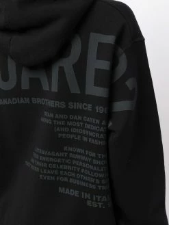 Dsquared2 hoodie à logo imprimé