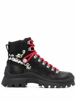 Dsquared2 bottines à ornements strassés