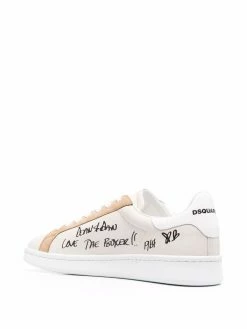 Dsquared2 baskets à imprimé feuille d'érable