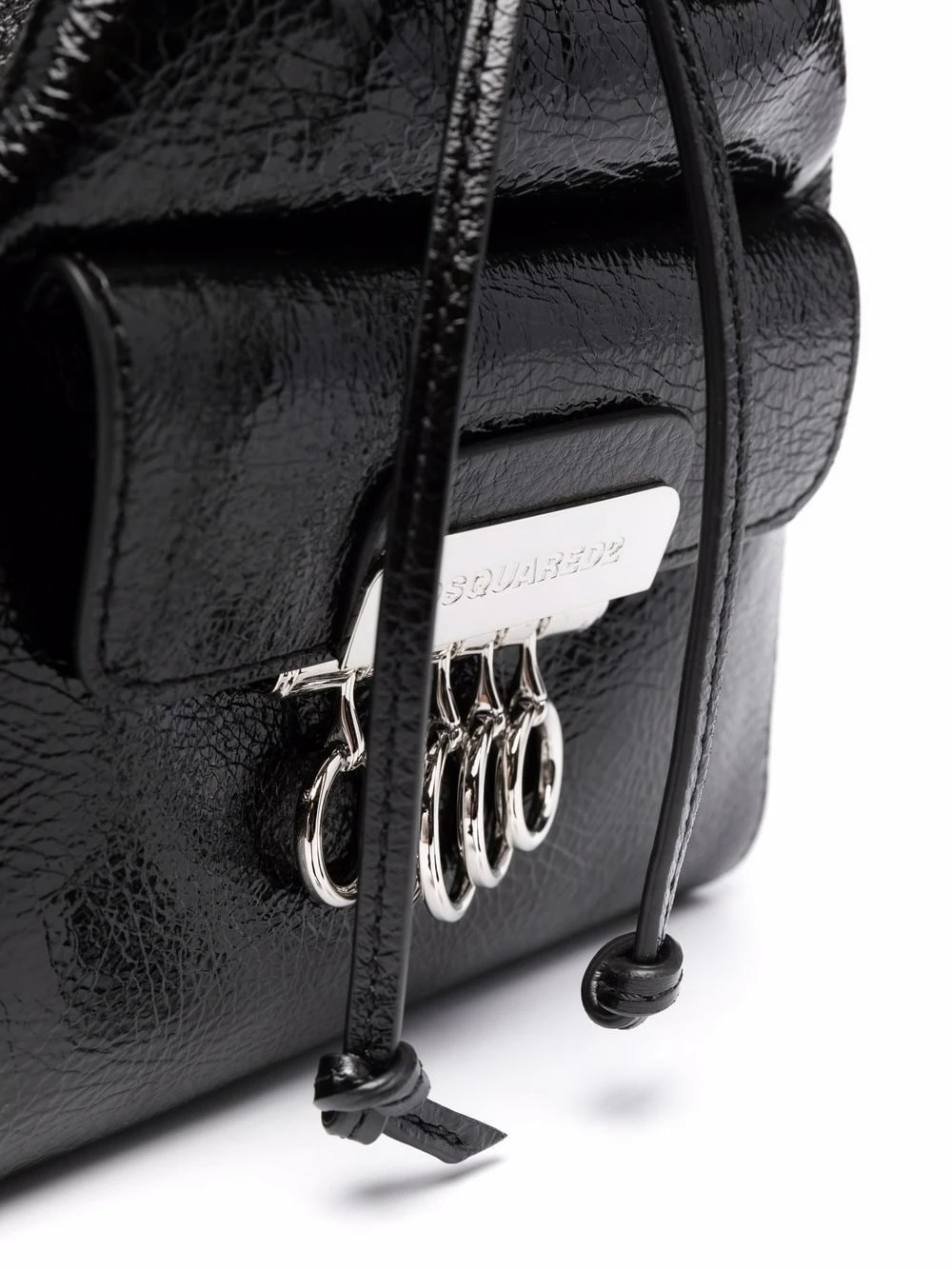 Dsquared2 Sac seau Key Hand à plaque logo Prix Exclusifs sacs seau femme 6 Dsquared2 sac seau Key Hand à plaque logo