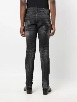 Dsquared2 jean Cool Guy à effet usé