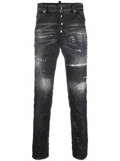 Dsquared2 jean Cool Guy à effet usé