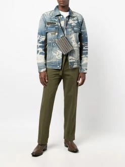 Dsquared2 pochette en cuir à motif monogrammé