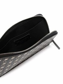 Dsquared2 pochette en cuir à motif monogrammé