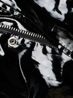 Dsquared2 veste imprimée à effet verni