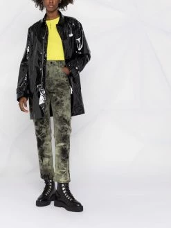 Dsquared2 veste imprimée à effet verni