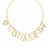 Dsquared2 bracelet en chaîne à breloques logo
