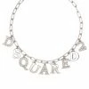 Dsquared2 bracelet en chaîne à breloques