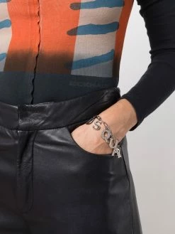 Dsquared2 bracelet en chaîne à breloques logo