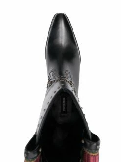 Dsquared2 bottines à détails de clous