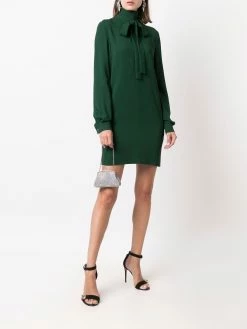 Dsquared2 robe évasée à col lavallière