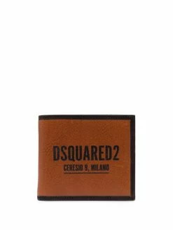 Dsquared2 portefeuille pliant à logo imprimé