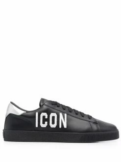 Dsquared2 baskets en cuir à imprimé Icon