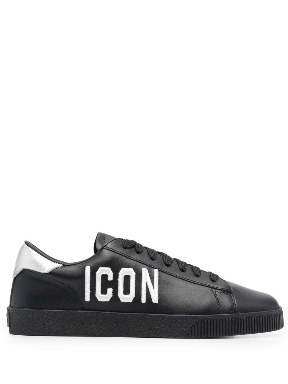 Prix Imbattable Dsquared2 Baskets en cuir à imprimé Icon femme 3 Dsquared2 baskets en cuir à imprimé Icon