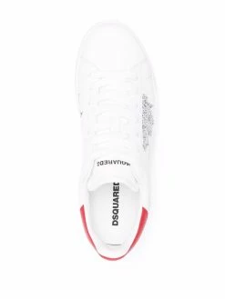 50% Off De Vente Dsquared2 Baskets à logo femme 9 Dsquared2 baskets à logo