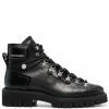 Dsquared2 bottines en cuir à logo imprimé