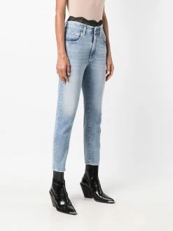 Dsquared2 jean droit à taille haute