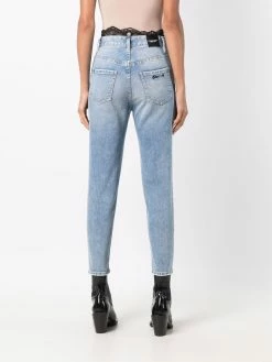 Dsquared2 jean droit à taille haute