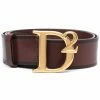 Dsquared2 ceinture en cuir à boucle logo