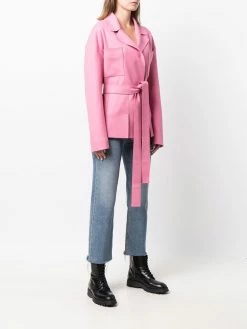 Dsquared2 manteau à taille ceinturée