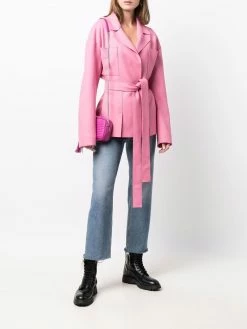 Dsquared2 manteau à taille ceinturée