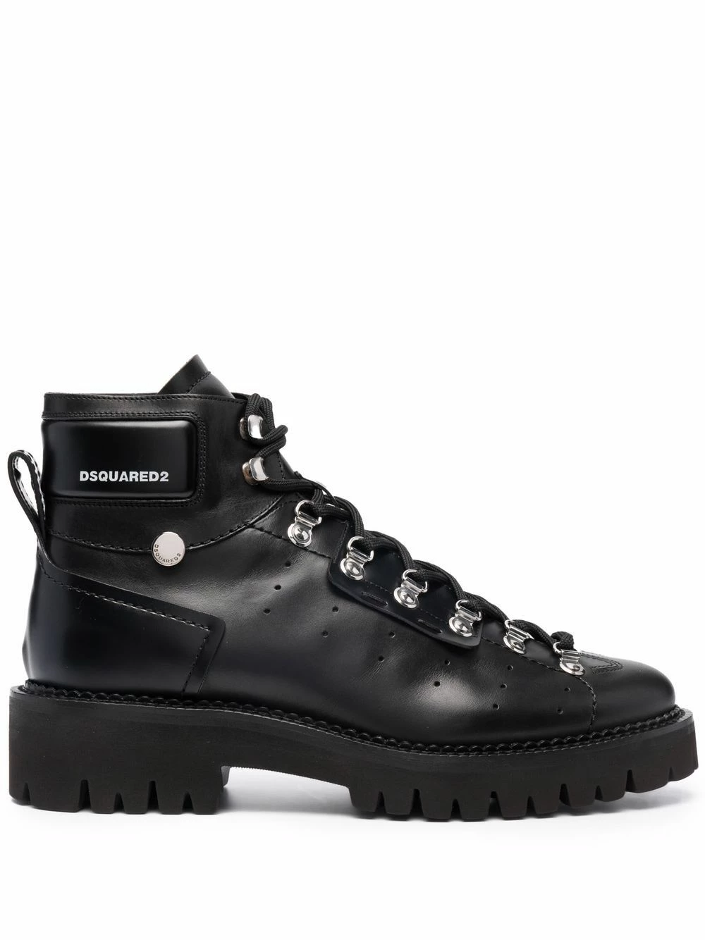 Dsquared2 Bottines lacées en cuir Vendre-Réclame bottes femme 3 Dsquared2 bottines lacées en cuir